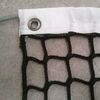 Cross braided tennis net for doubles court. 4 mm, diameter