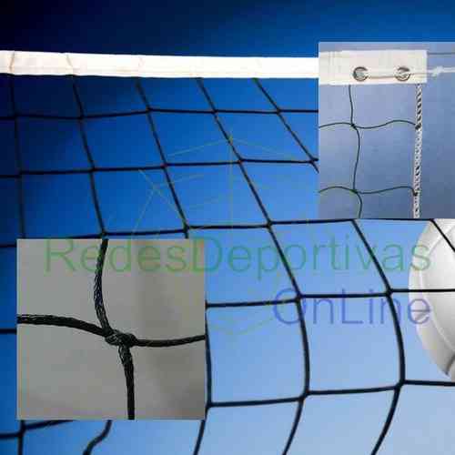 RED DE VOLEIBOL MODELO AMATEUR. POLIETILENO TRENZADO 3MM Ø
