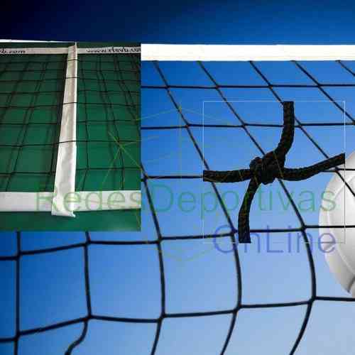 RED DE VOLEIBOL MODELO GUÍA . NYLON 3 MM Ø