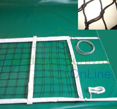 Rede de voleibol modelo competição oficial. Nylon 3 mm ø