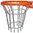 PAR DE REDES DE BASQUETE MODELO ANTI VANDÁLICO DE CADEIA GALVANIZADA.