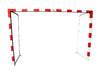 PORTERÍAS DE BALONMANO Y FÚTBOL SALA  METÁLICAS  80X80MM ABATIBLES