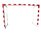 PORTERÍAS DE BALONMANO Y FÚTBOL SALA  METÁLICAS  80X80MM ABATIBLES