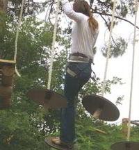 PONT DE DISCOS SUSPESOS.