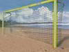 Par de balizas de futebol-praia de aço seção 100 mm