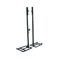 JUEGO POSTES VOLEIBOL METALICOS CUADRADOS 80 X 80 MM TRASLADABLES