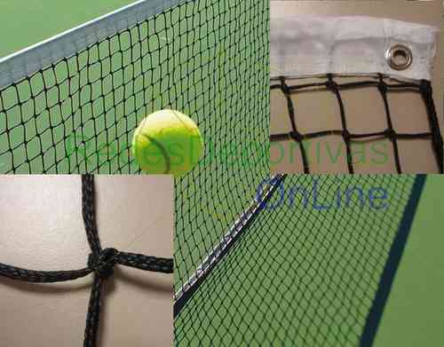 REDE DE PADEL MODELO DOBLE  POLIETILENO TRANÇADO 3 mm Ø