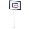 JUEGO CANASTAS MINIBASKET DELUXE MONOTUBO TUBO 100 FJAS CON BASE PARA ANCLAJE -SIN TABLERO NI ARO-