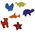 SET ANIMALES FOAM