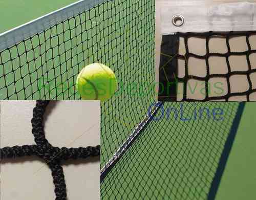 XARXA DE PADEL MODEL CROSSBRAIDED AMB CINTA PERIMETRAL DE POLIPROPILÈ SENSE NUSOS