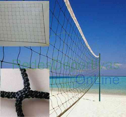 XARXA VOLEIBOL PLATJA MODELO SENSE NUSOS. POLIPROPILÈ SENSE NUSOS 3 MM Ø
