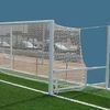 PAR DE REDES DE FÚTBOL 7 Y FÚTBOL 8. POLIPROPILENO 4 MM Ø - PORTERÍA PLEGABLE