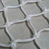 Par de redes de polo aquático série profissional . Nylon 3 mm Ø 60 cm de fundo