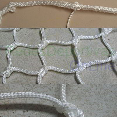 Redes de protección y seguridad de Nylon. Varias mallas y 2 mm Ø
