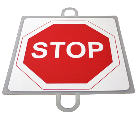 PANELL SENYALITZACIÓ TRAFICO DE PROHIBICIÓ, PRIORITAT Nº 1 (STOP)