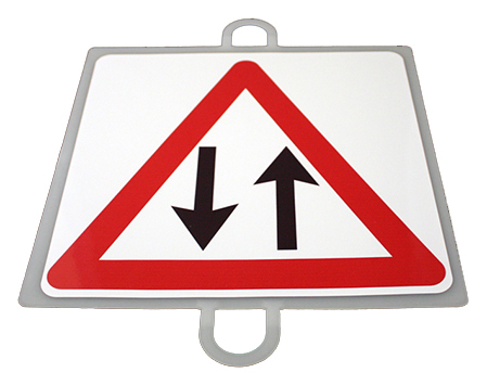 PANELL SENYALITZACIÓ DE TRAFICO DE PERILL, PRIORITAT Nº 6 (DOS SENTITS)