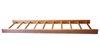 Escada horizontal madeira metro linear