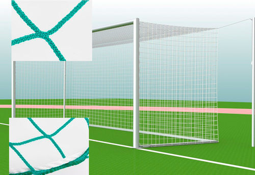 PAR DE REDES DE FÚTBOL 7 Y FÚTBOL 8 SERIE ENTRENAMIENTO. POLIPROPILENO VERDE 4 MM Ø