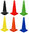 CONO SEMIRÍGIDO SOFTEE 23CM (ROJO, VERDE, AMARILLO, NARANJA FLÚOR, AZUL)