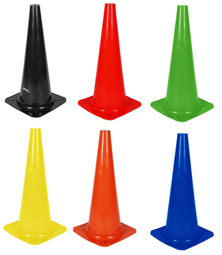 CONO SEMIRÍGIDO SOFTEE 38 CM -NARANJA FLÚOR, ROJO, VERDE, NEGRO, AZUL, AMARILLO-