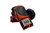 Descatalogado-PAR DE GUANTES BOXEO FULLBOXING ERUPCIÓN -10OZ/12OZ- NEGRO/NARANJA-