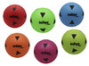 PELOTA MULTIUSO PVC - LIMA/NEGRO, Ø20CM