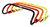 VALLA ANTILESIÓN SOFTEE - 50X15CM, NARANJA FLUOR