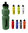 BOTELLA SOFTEE POWER 750 ml - ROJO, 750 ML