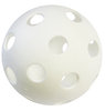 DESTACADO: PELOTA HOCKEY/FLOORBALL CON AGUJEROS 70 MM -BLANCO, AMARILLO-