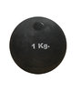 PESO LANZAMIENTO DE CAUCHO  SOFTEE 5KG  -NEGRO, ROJO-