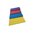 TAPIZ 150 X 100 X 6CM DE GROSOR -AZUL, AMARILLO, VIOLETA, ROJO-