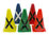 CONO MULTIPLICACIÓN - AMARILLO, 23CM