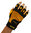 Descatalogado-PAR DE GUANTES FITNESS SOFTEE LX4 - XL, NEGRO/AMARILLO