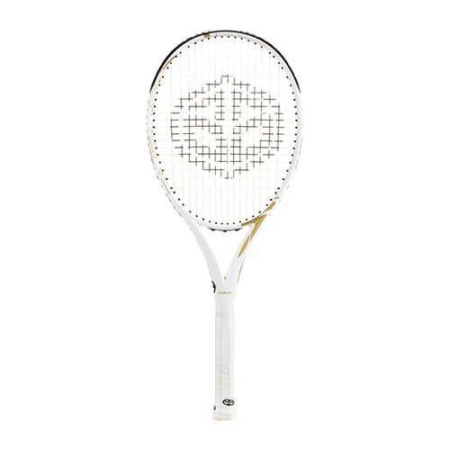 RAQUETA TENIS DURUSS SCAMPINI - BLANCO/NEGRO/ORO, G2
