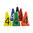 Descatalogado-CONO 46 Nº 4 -AMARILLO, VERDE, ROJO, NARANJA FLÚOR, NEGRO, AZUL-
