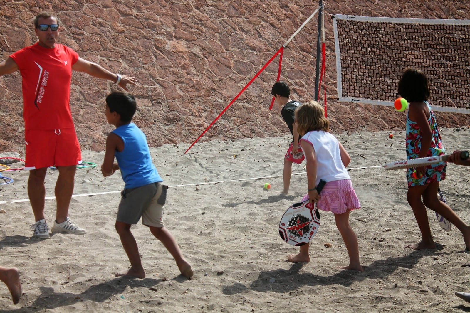 Jugar en la playa