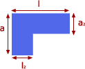 Piscina con forma dos rectángulos